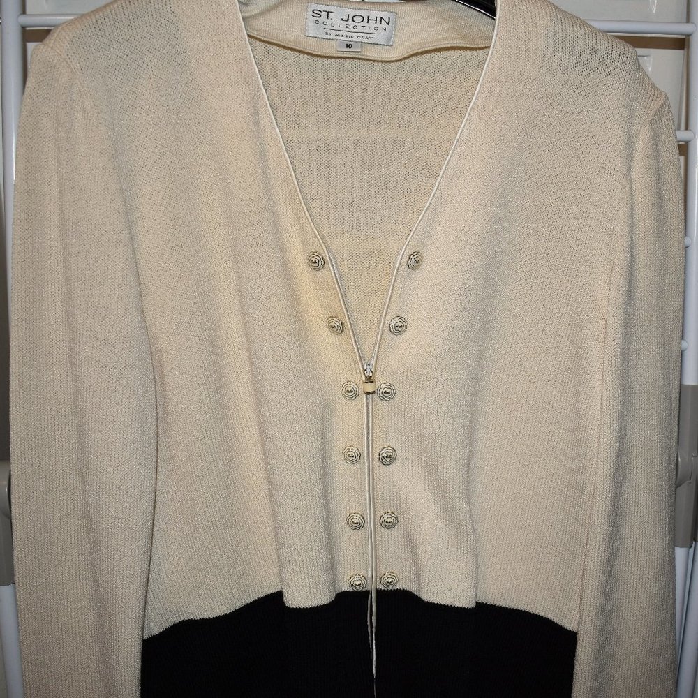 St. John Collection Zip-Up Jacket